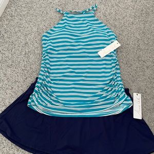 Anne Cole Tankini & swim skirt